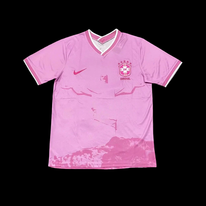 Brazil Pink Soccer Jersey – CBF Brasil Fan Shirt | Men’s Football T-Shirt
